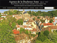 Tablet Screenshot of duchesse-anne.com